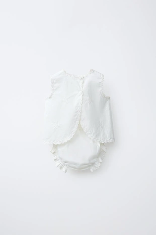 Комплект из рубашки и трусов с вышивкой- Заказать в России