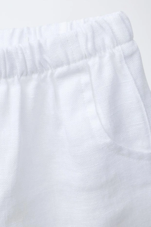 Бермуды из 100% льна- Заказать в России