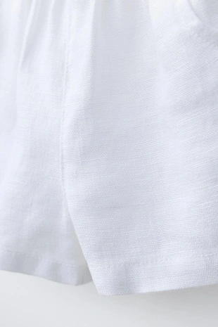 Бермуды из 100% льна- Заказать в России