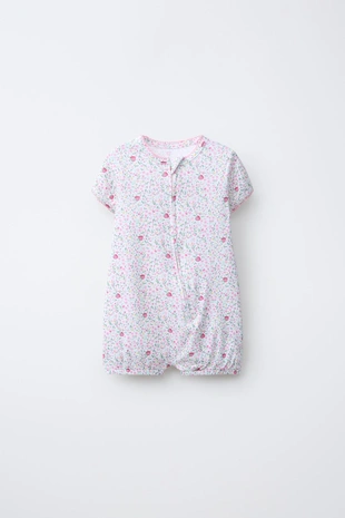 Набор из 2 комбинезонов с цветочным принтом- Заказать в России