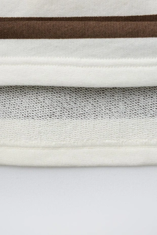 Толстовка поло в полоску- Заказать в России