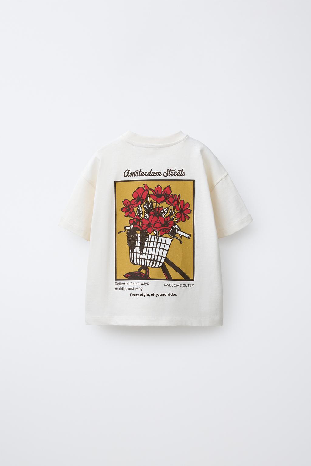 ФУТБОЛКА С ЦВЕТОЧНОЙ ВЫШИВКОЙ