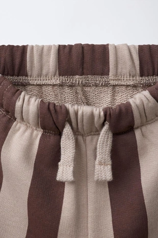 Шорты из мягкой ткани в полоску- Заказать в России