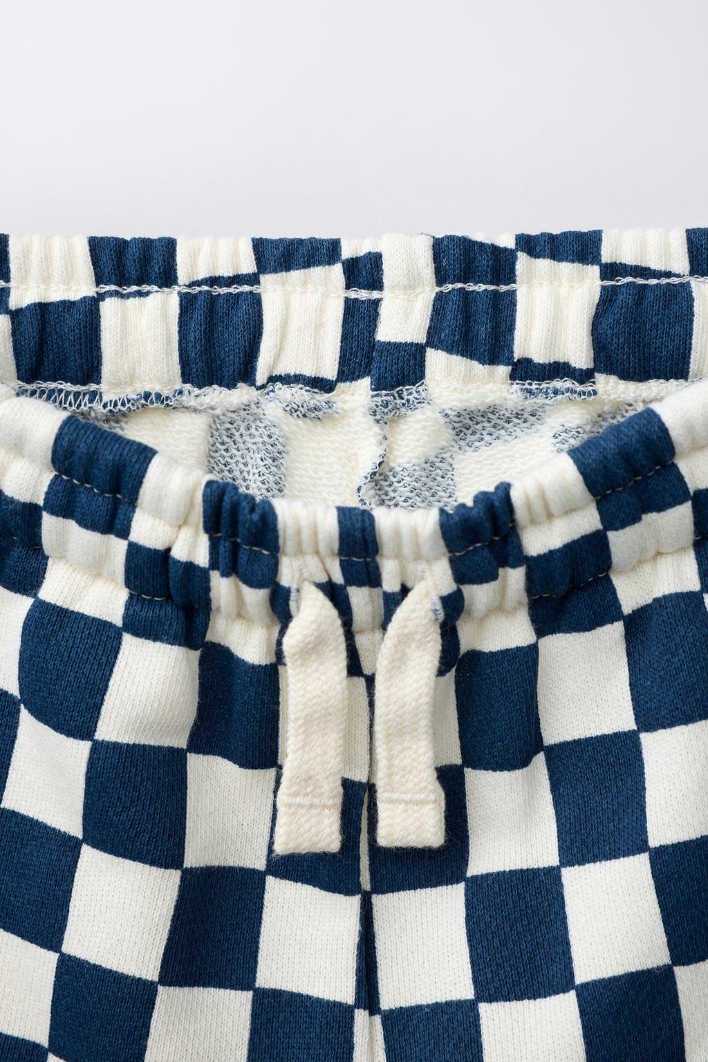 ШОРТЫ-БЕРМУДЫ В ШАХМАТНУЮ КЛЕТКУ