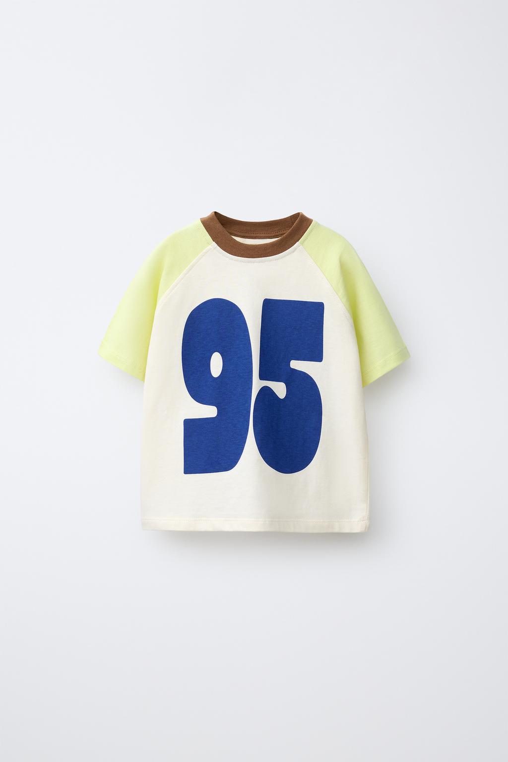 МАЙКА РУКАВА РЕГЛАН С ЦИФРОЙ