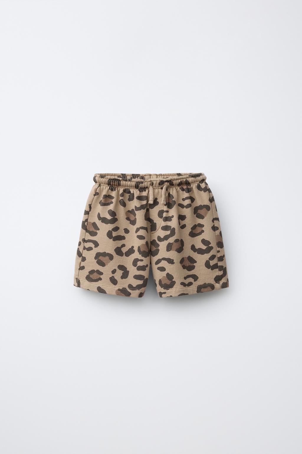 ШОРТЫ С АНИМАЛИСТИЧНЫМ ПРИНТОМ