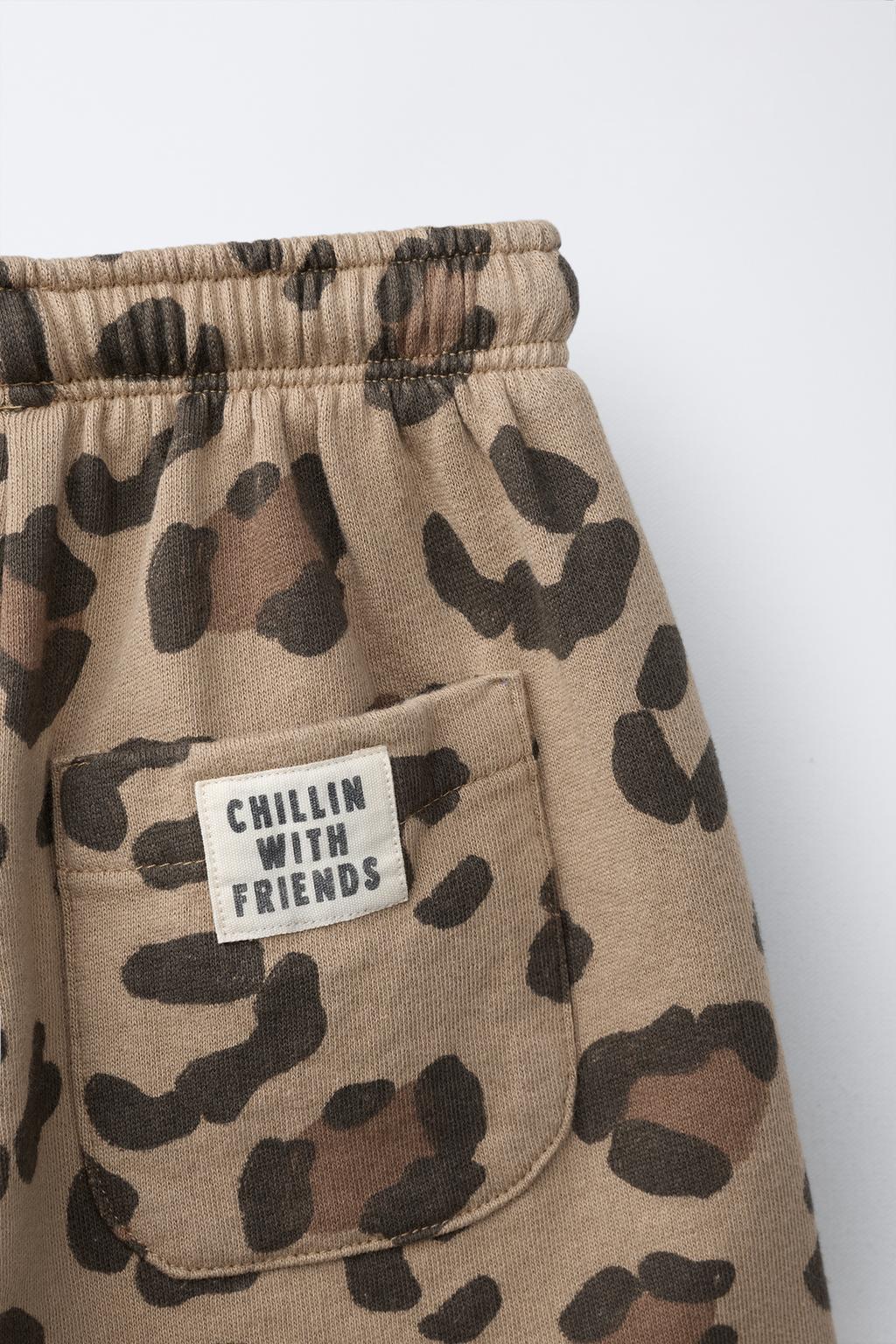 ШОРТЫ С АНИМАЛИСТИЧНЫМ ПРИНТОМ