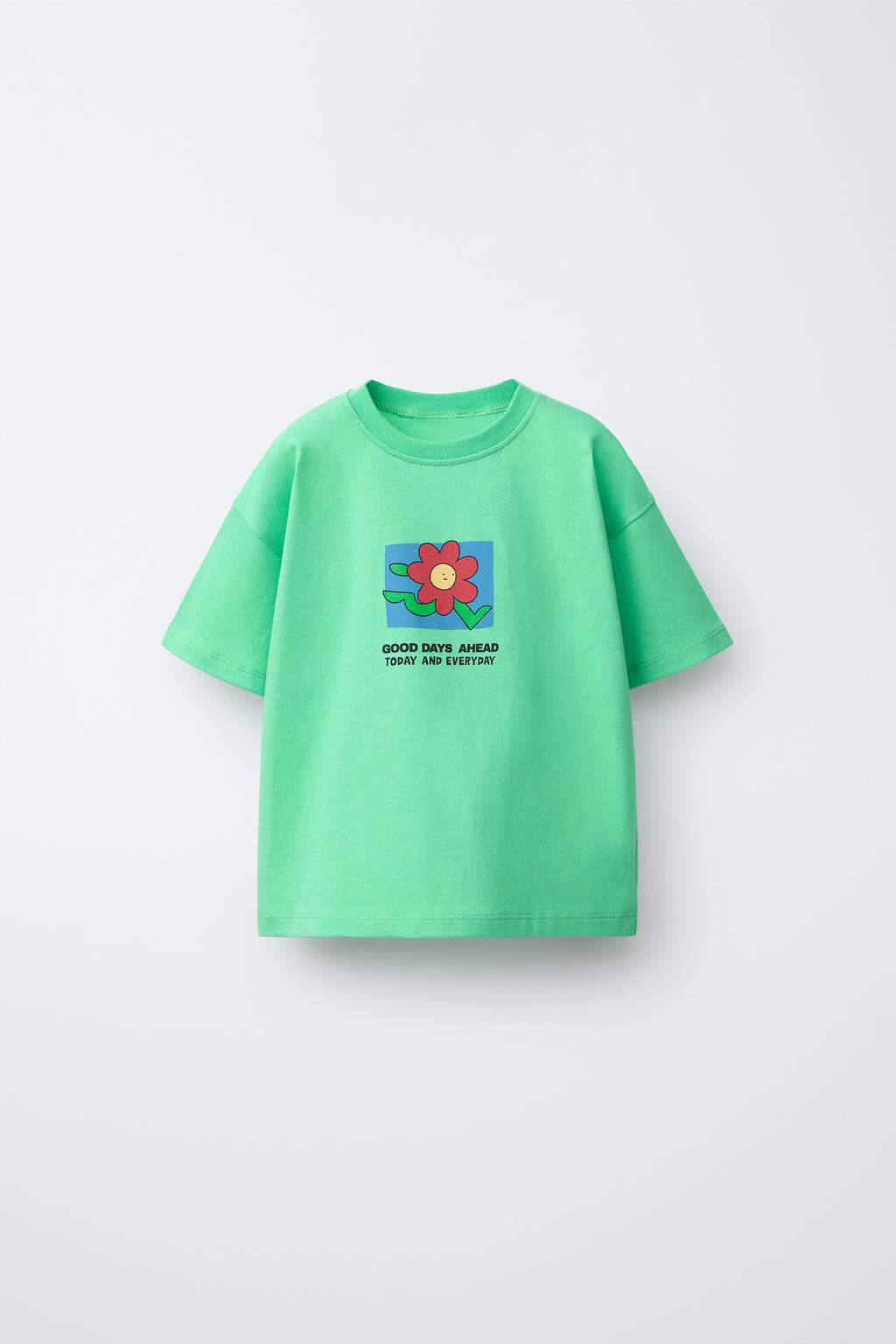 ФУТБОЛКА С ЦВЕТОЧНЫМ ПРИНТОМ