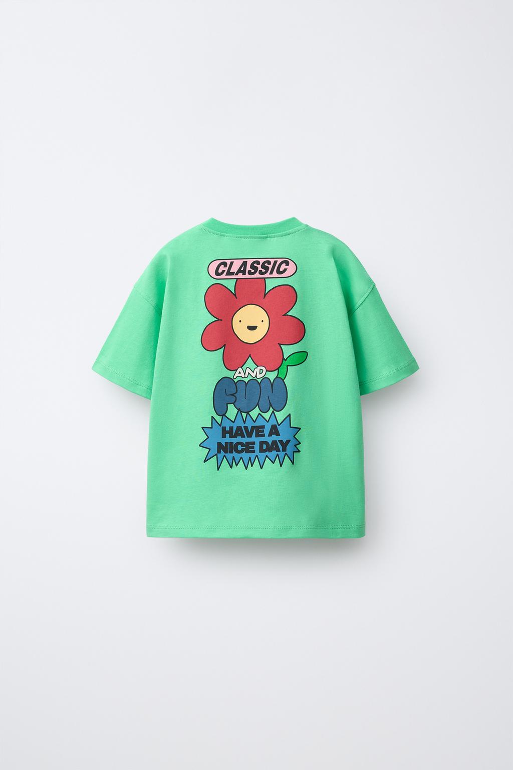 ФУТБОЛКА С ЦВЕТОЧНЫМ ПРИНТОМ