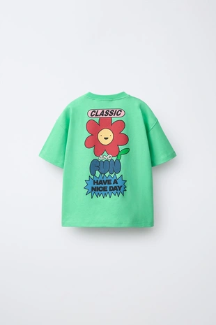 Футболка с цветочным принтом- Заказать в России