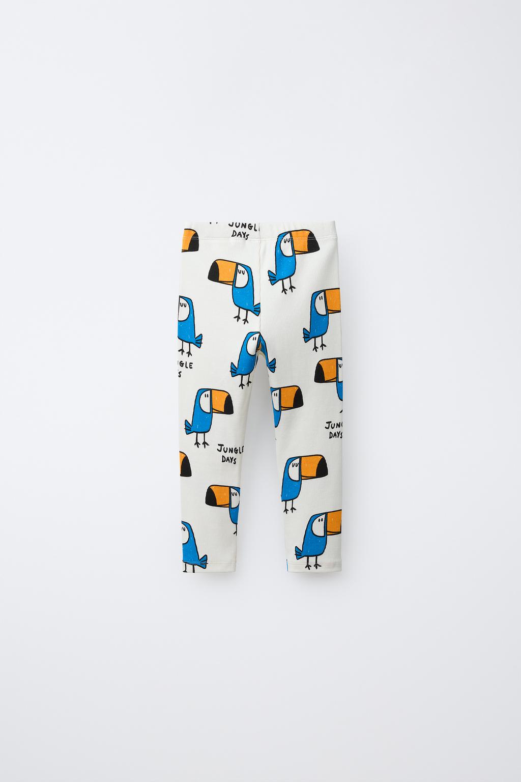 ЛЕГИНСЫ В РУБЧИК С АНИМАЛИСТИЧНЫМ ПРИНТОМ