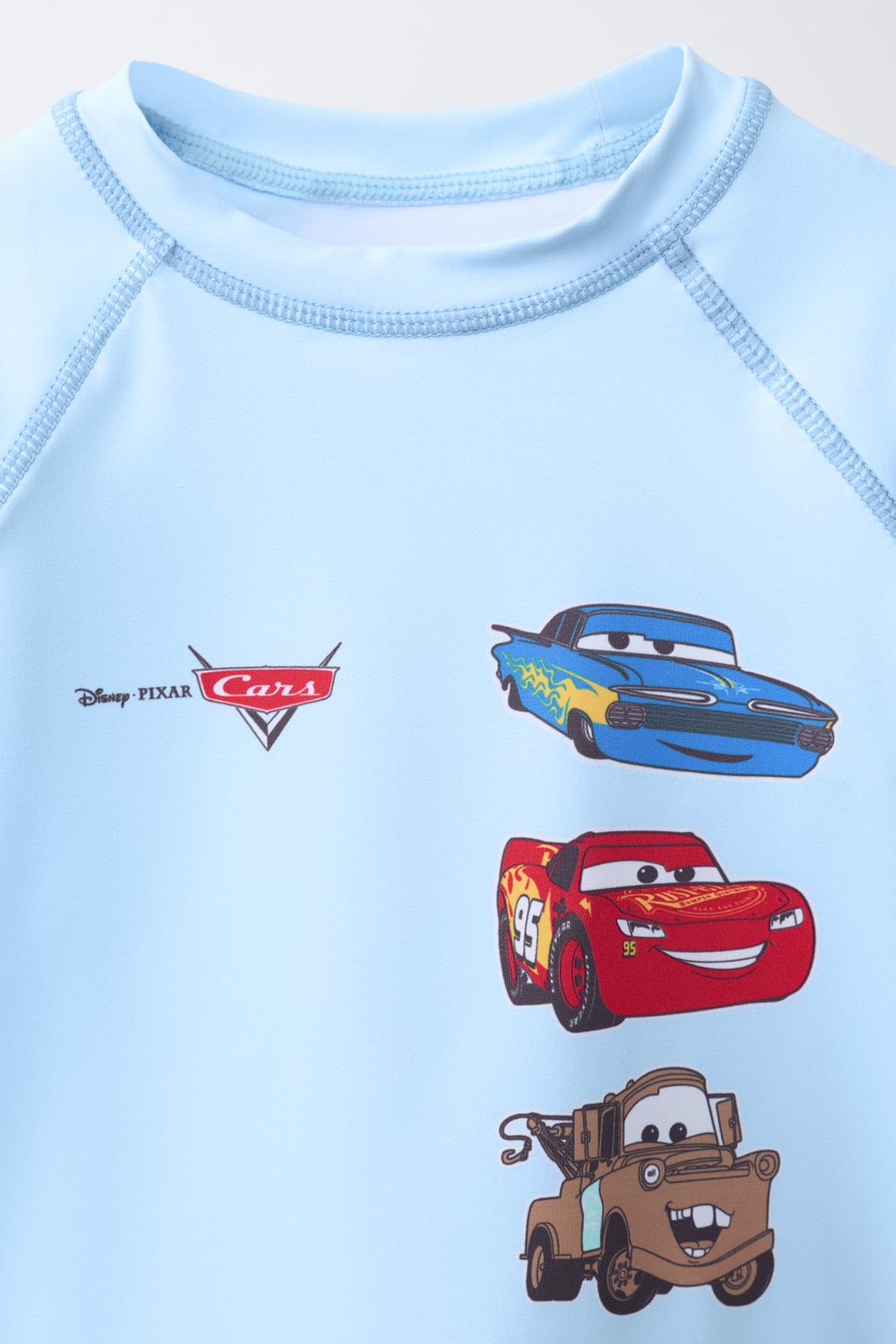 ФУТБОЛКА ДЛЯ ПЛАВАНИЯ CARS RAYO MCQUEEN © DISNEY (1-6 ЛЕТ)