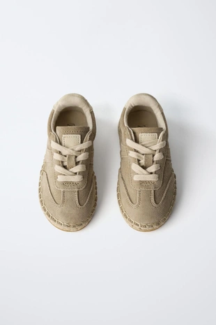 Кроссовки с джутовой отделкой- Заказать в России