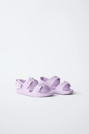 Резиновые сандалии с пряжками- Заказать в России