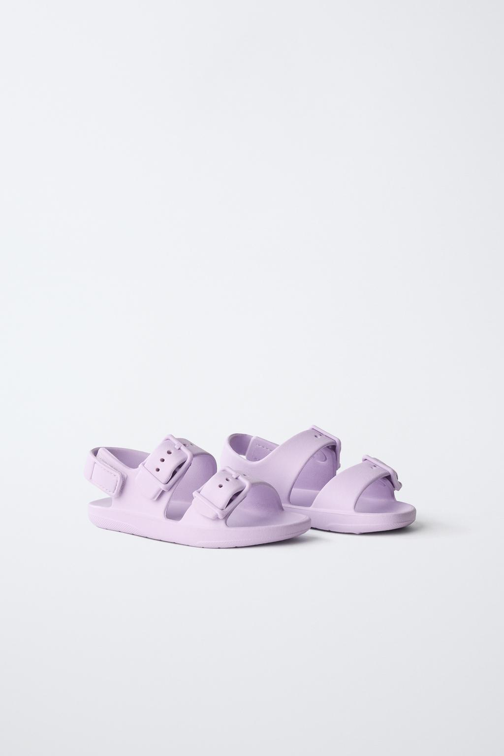 РЕЗИНОВЫЕ САНДАЛИИ С ПРЯЖКАМИ