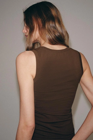 Топ из тонкого трикотажа- Заказать в России