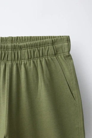 Брюки Wide Leg из плотной ткани- Заказать в России