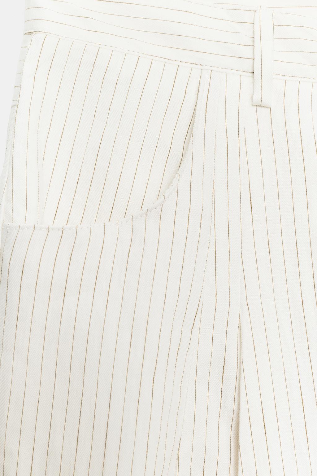 БРЮКИ BARREL В ПОЛОСКУ — ZW COLLECTION