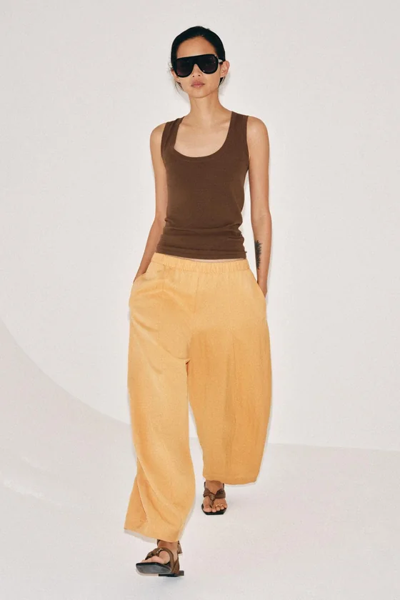 ШИРОКИЕ БРЮКИ  — коллекция Zara «ZW»