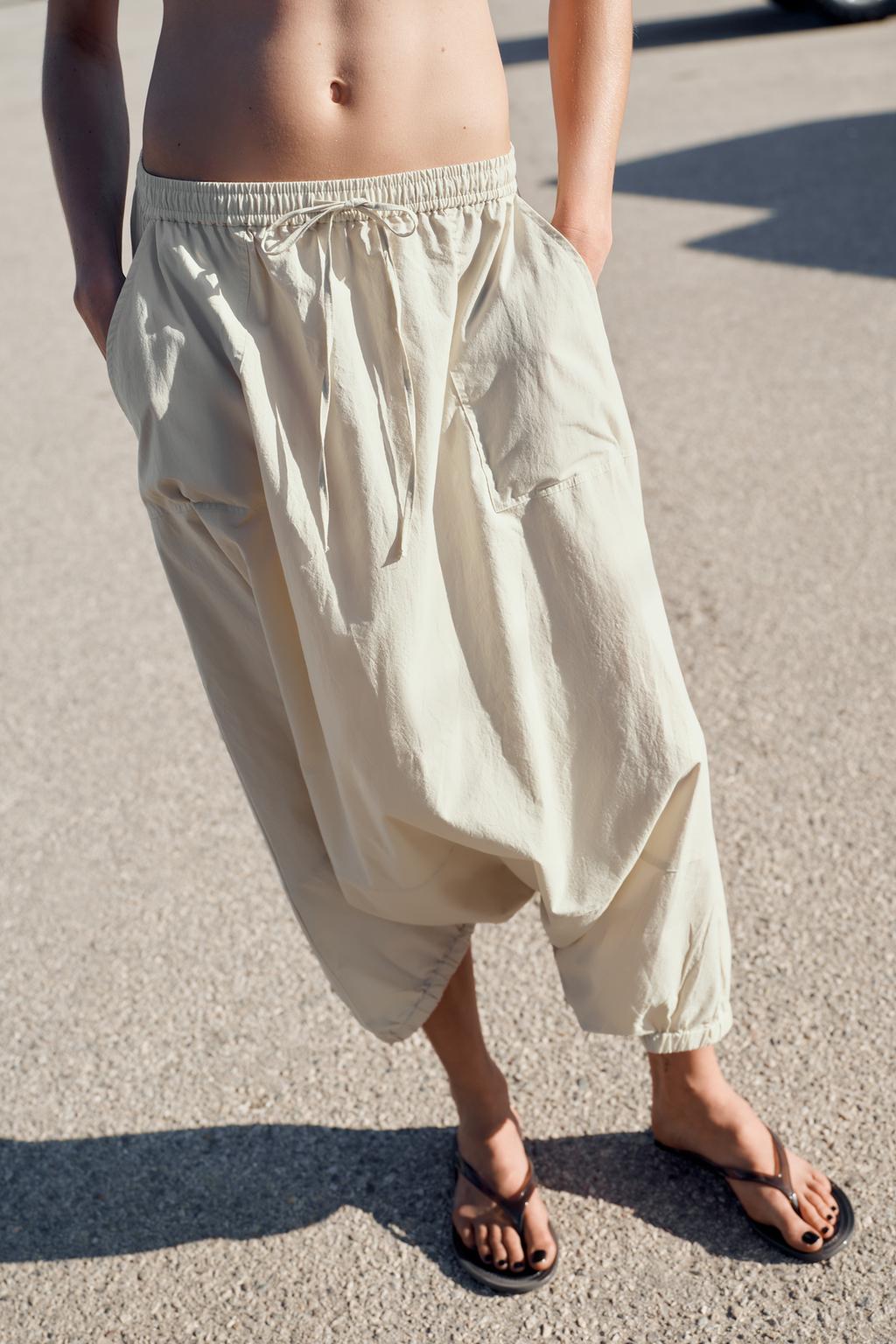 БРЮКИ-БАГГИ ИЗ НЕЙЛОНА