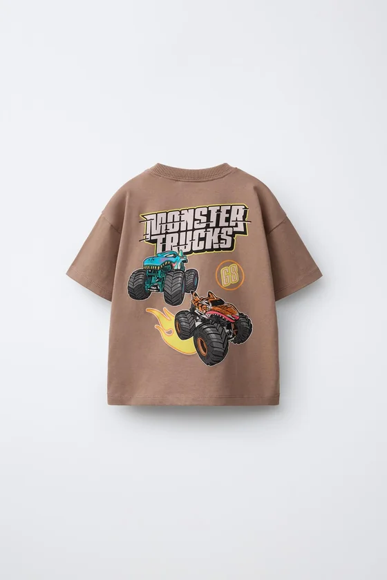 ФУТБОЛКА С ПРИНТОМ MONSTER TRUCK HOT WHEELS™ MATTEL