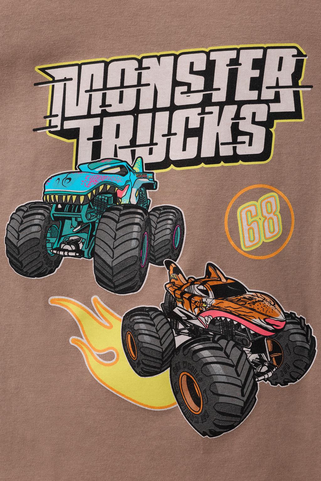 ФУТБОЛКА С ПРИНТОМ MONSTER TRUCK HOT WHEELS™ MATTEL