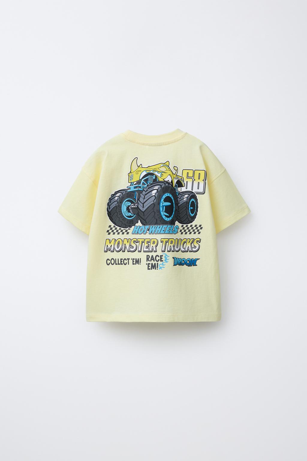 ФУТБОЛКА С ПРИНТОМ HOT WHEELS MONSTER TRUCK®