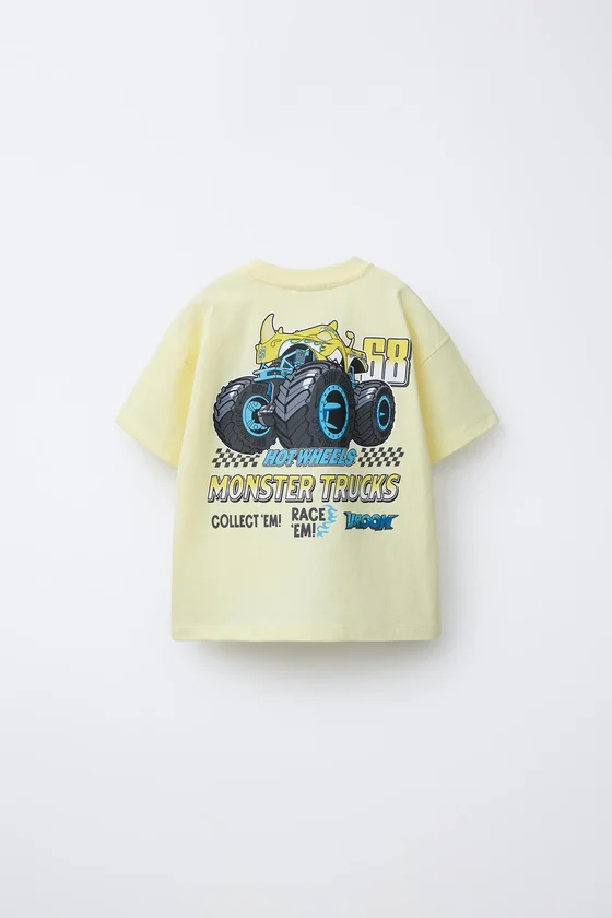 ФУТБОЛКА С ПРИНТОМ HOT WHEELS MONSTER TRUCK®