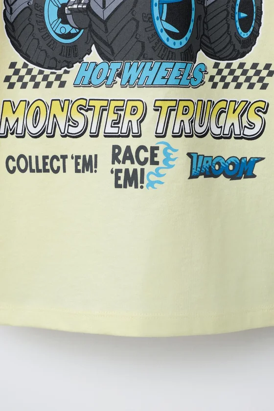 ФУТБОЛКА С ПРИНТОМ HOT WHEELS MONSTER TRUCK®