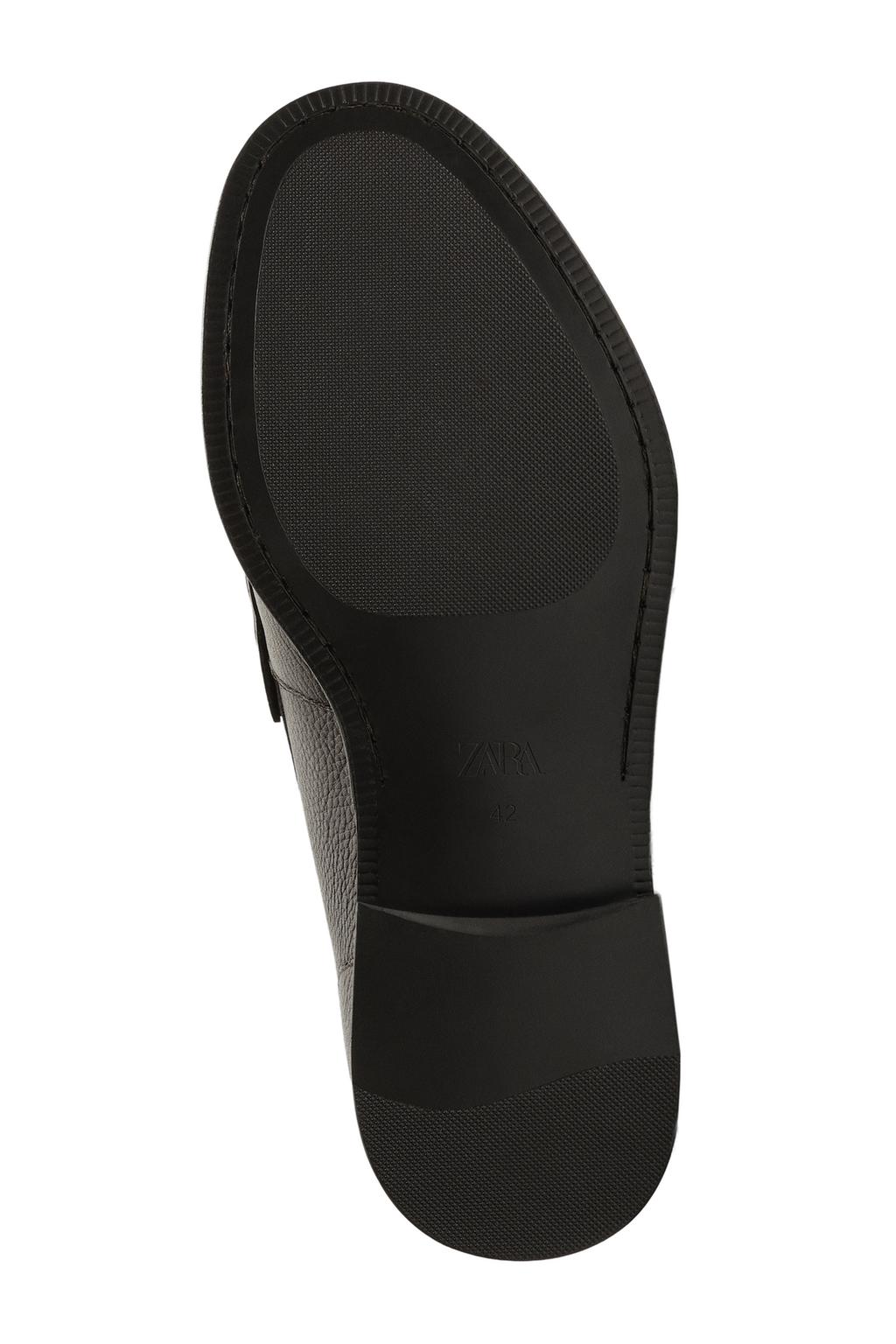 КОЖАНЫЕ ЛОФЕРЫ С ПЛАНКОЙ