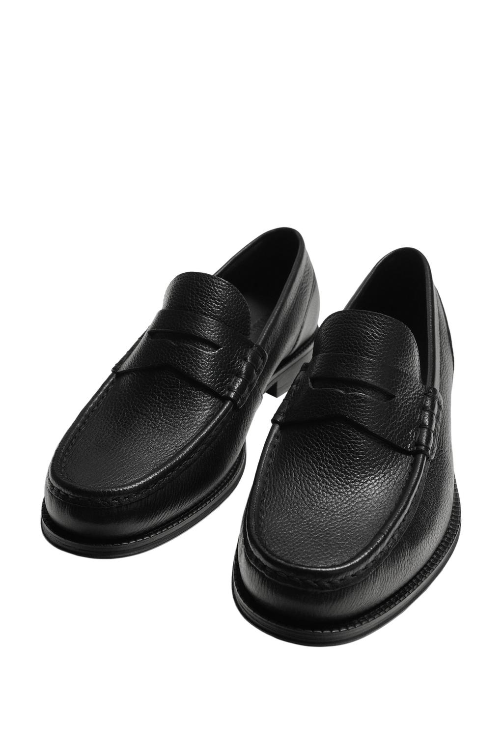 КОЖАНЫЕ ЛОФЕРЫ С ПЛАНКОЙ