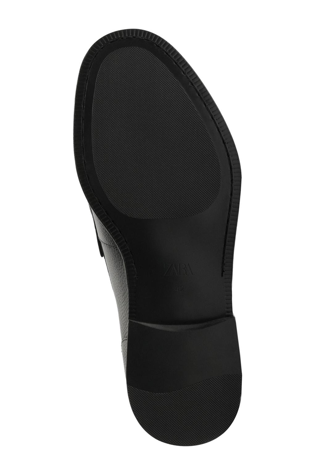 КОЖАНЫЕ ЛОФЕРЫ С ПЛАНКОЙ