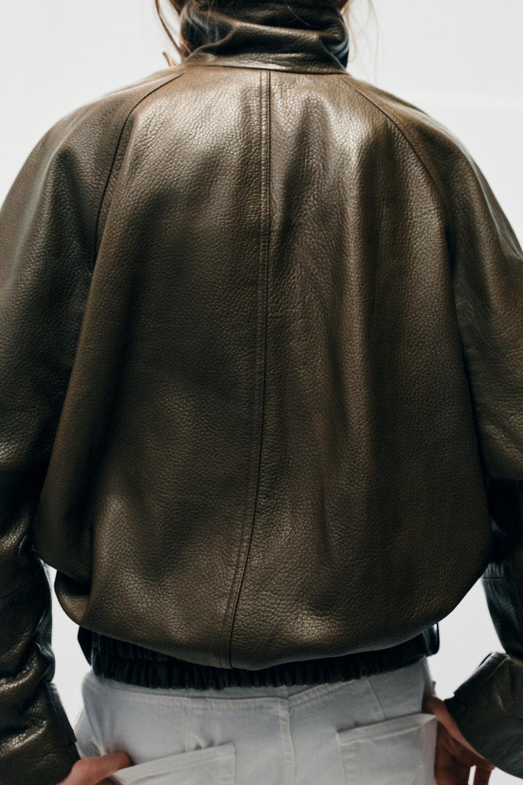 КУРТКА ОВЕРСАЙЗ ИЗ КОЖИ — ZW COLLECTION LIMITED EDITION