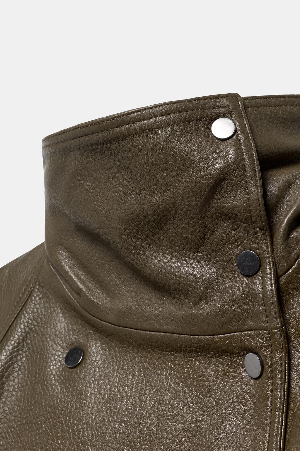 КУРТКА ОВЕРСАЙЗ ИЗ КОЖИ — ZW COLLECTION LIMITED EDITION