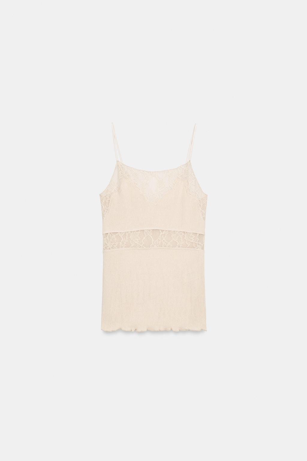 БЕСШОВНЫЙ КРУЖЕВНОЙ ТОП