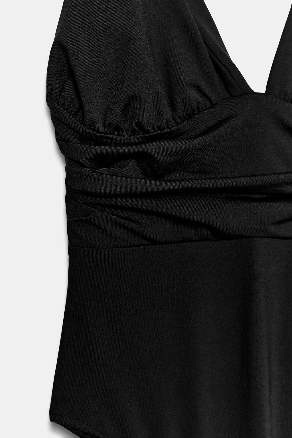 БОДИ ИЗ ПОЛИАМИДА С ОТКРЫТОЙ СПИНОЙ