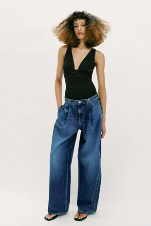 Боди из полиамида с открытой спиной- Заказать в России