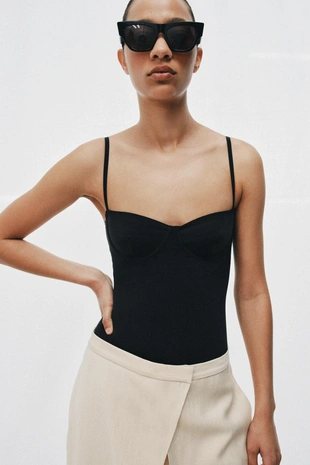 Кружевное боди из полиамида