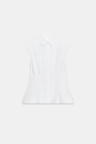 Рубашка со складками и проймами — Zw Collection