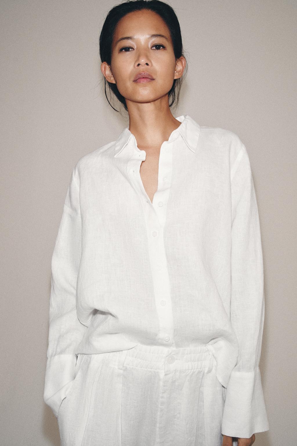 РУБАШКА ИЗ 100% ЛЬНА — ZW COLLECTION