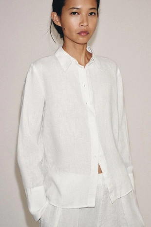 Рубашка из 100% льна — Zw Collection