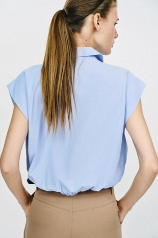 Короткая рубашка-баллон- Заказать в России