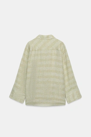 Рубашка из льна в клетку — Zw Collection- Заказать в России