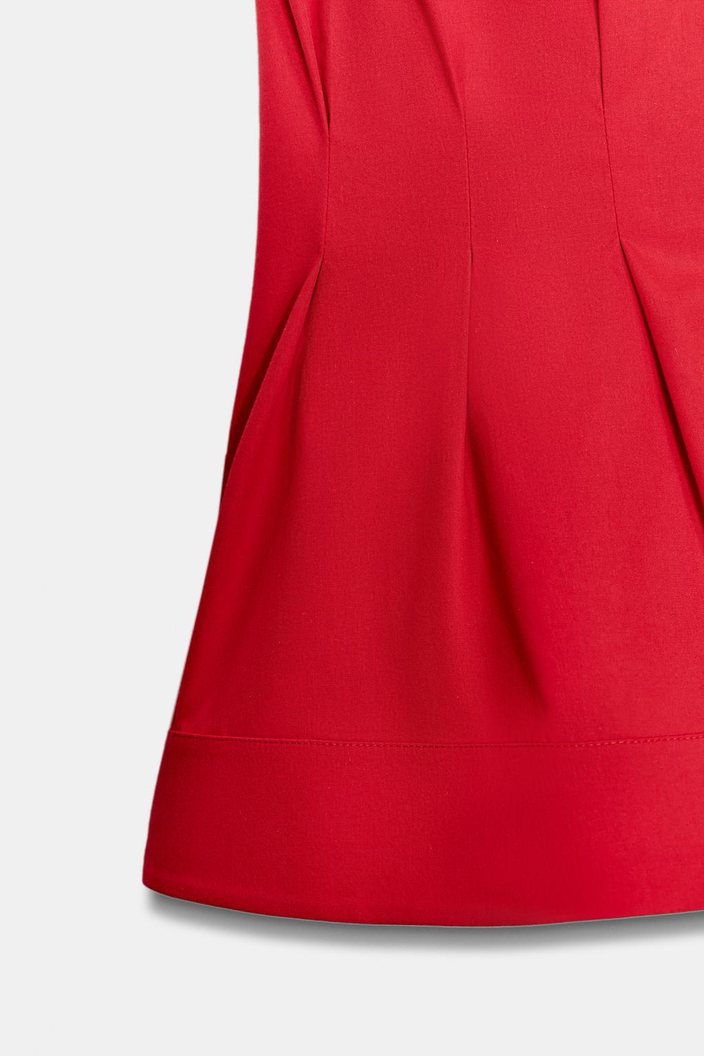 РУБАШКА СО СКЛАДКАМИ И ПРОЙМАМИ ZW