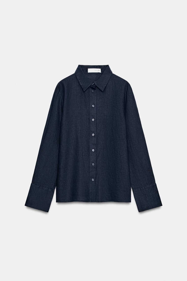 Рубашка Zara «ZW» из 100% льна