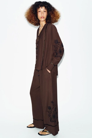 Рубашка с вышивкой- Заказать в России