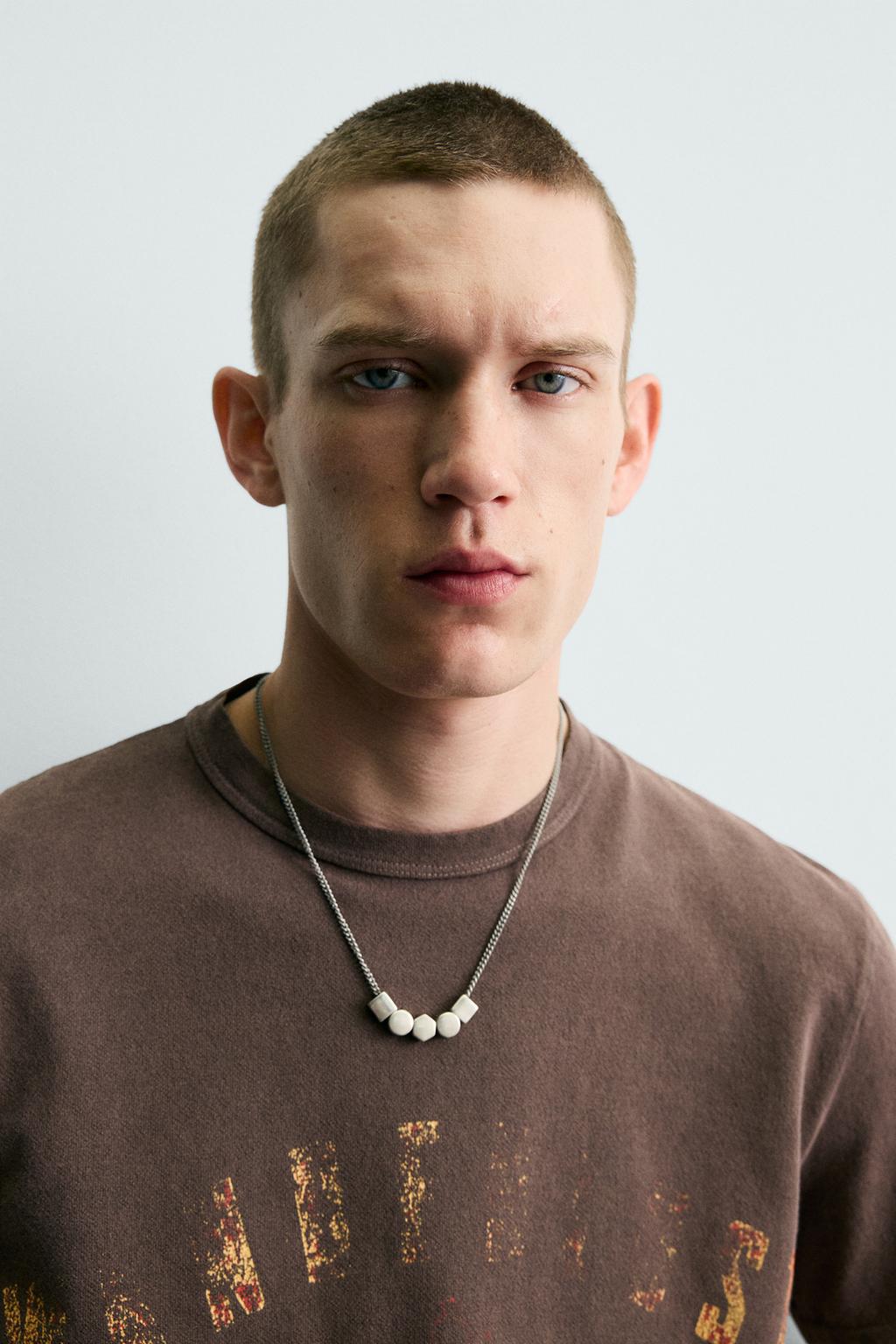 ФУТБОЛКА С ПРИНТОМ И ЭФФЕКТОМ ПОТЕРТОСТИ