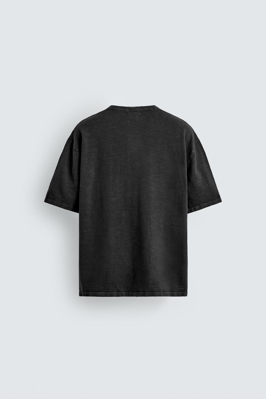 ФУТБОЛКА ИЗ РЕЛЬЕФНОГО ТРИКОТАЖА ФЛАМЕ