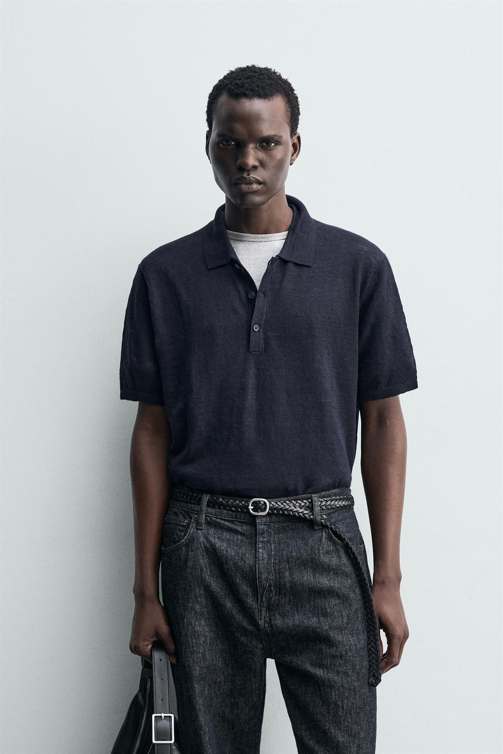 ТРИКОТАЖНОЕ ПОЛО ИЗ 100% ЛЬНА