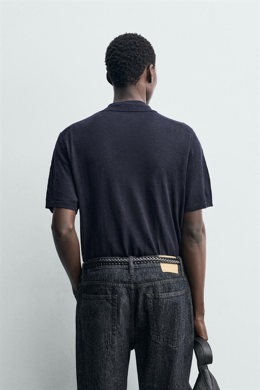 ТРИКОТАЖНОЕ ПОЛО ИЗ 100% ЛЬНА